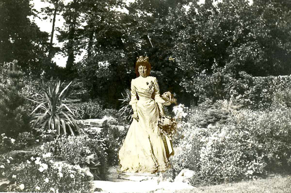 Bride in Garden