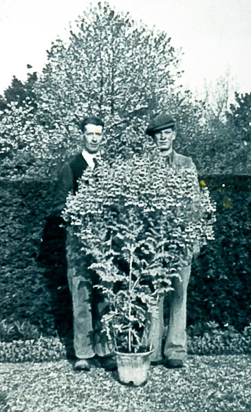 Two proud gardeners